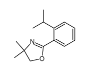 2-(2-isopropylphenyl)-4,4-dimethyl-4,5-dihydrooxazole Structure