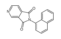 N-(1-Naphtyl)-3,4-pyridinedicarbimide structure