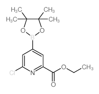 2-氯-6-(乙氧基羰基)吡啶-4-硼酸频那醇酯图片