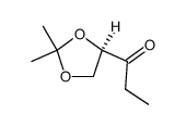 (4R)-1-(2,2-dimethyl)-(1,3)dioxolan-4-ylpropan-1-one Structure