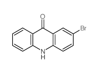 9(10H)-Acridinone,2-bromo-结构式