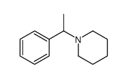 1-(1-phenylethyl)piperidine结构式
