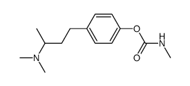 1-(3-dimethylamino-butyl)-4-methylcarbamoyloxy-benzene结构式