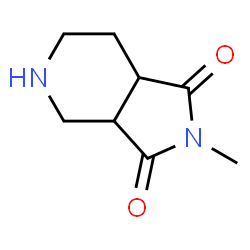 1H-Pyrrolo[3,4-c]pyridine-1,3(2H)-dione,hexahydro-2-methyl-(9CI) Structure