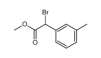 methyl 2-bromo-2-m-tolylacetate结构式