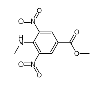 4-methylamino-3,5-dinitro-benzoic acid methyl ester结构式