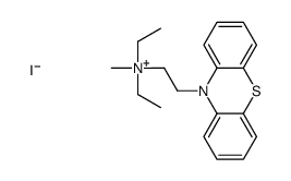 diethyl-methyl-(2-phenothiazin-10-ylethyl)azanium,iodide结构式