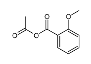 Essigsaeure-o-methoxy-benzoesaeureanhydrid Structure