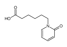 6-(2-oxopyridin-1-yl)hexanoic acid结构式