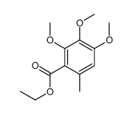 ethyl 2,3,4-trimethoxy-6-methylbenzoate结构式