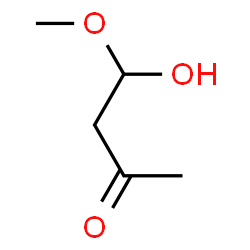 2-Butanone, 4-hydroxy-4-methoxy- (9CI) structure