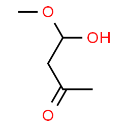 2-Butanone, 4-hydroxy-4-methoxy- (9CI) Structure