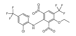 3-chloro-N-[3-ethoxy-2,6-dinitro-4-(trifluoromethyl)phenyl]-5-(trifluoromethyl)pyridin-2-amine结构式