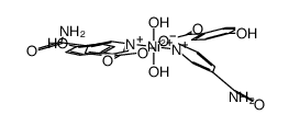 [Ni(p-hydroxybenzoate)2(nicotinamide)2(H2O)2]结构式