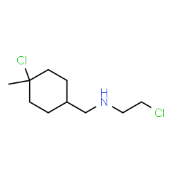 Cyclohexanemethylamine, 4-chloro-N-(2-chloroethyl)-4-methyl- (8CI) picture