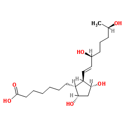 19(R)-hydroxy Prostaglandin F1α结构式