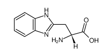 3-(2-benzimidazolyl)alanine结构式