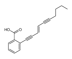 2-dec-3-en-1,5-diynylbenzoic acid结构式