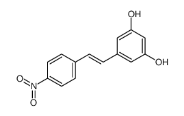 5-[2-(4-nitrophenyl)ethenyl]benzene-1,3-diol结构式