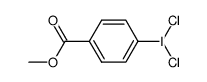 4-dichloroiodanyl-benzoic acid methyl ester Structure