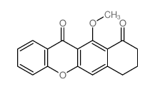 11-methoxy-8,9-dihydro-7H-benzo[b]xanthene-10,12-dione Structure