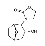 3-((1R,2R,3R,5S)-3-Hydroxy-8-oxa-bicyclo[3.2.1]oct-2-yl)-oxazolidin-2-one Structure