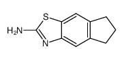 5H-Indeno[5,6-d]thiazol-2-amine,6,7-dihydro-(9CI) structure