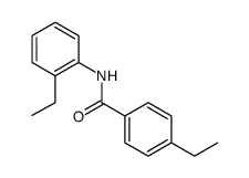 4-ethyl-N-(2-ethylphenyl)benzamide structure