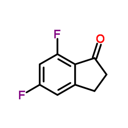 5,7-Difluoro-1-indanone structure