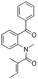 N-(2-BENZOYLPHENYL)-N,2-DIMETHYL-2-BUTENAMIDE结构式