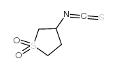 3-异硫代氰酰基四氢噻吩 1,1-二氧化物结构式