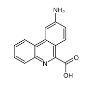 9-amino-phenanthridine-6-carboxylic acid Structure