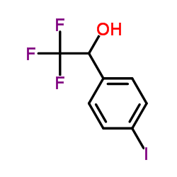 2,2,2-Trifluoro-1-(4-iodophenyl)ethanol结构式