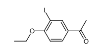 1-(4-ethoxy-3-iodo-phenyl)-ethanone结构式