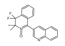 3-(4,4-difluoro-3,3-dimethyl-2-oxide-3,4-dihydroisoquinolin-1-yl)quinoline Structure