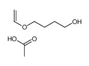 acetic acid,4-ethenoxybutan-1-ol结构式