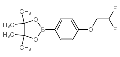 4-(2,2-二氟乙氧基)苯基频哪醇硼酸酯结构式
