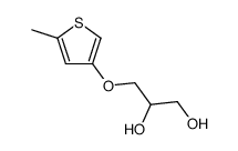 1-(5-methyl-3-thienyl) glycerol结构式