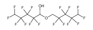 1H,5H-octafluoro-1-(1H,1H-5H-octafluoro-pentyloxy)-pentan-1-ol Structure