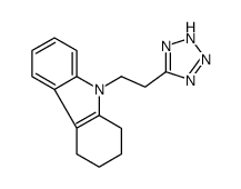 9-[2-(2H-tetrazol-5-yl)ethyl]-1,2,3,4-tetrahydrocarbazole Structure