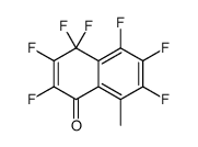 2,3,4,4,5,6,7-heptafluoro-8-methylnaphthalen-1-one结构式