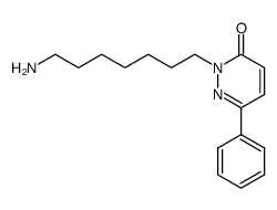 2-(7-(aminoheptyl))-6-phenyl-3(2H)-pyridazinone结构式