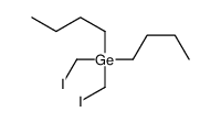 dibutyl-bis(iodomethyl)germane Structure