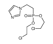 1-[2-[bis(2-chloroethoxy)phosphoryl]ethyl]imidazole结构式