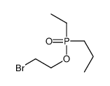 1-[2-bromoethoxy(ethyl)phosphoryl]propane结构式