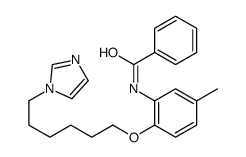 N-[2-(6-imidazol-1-ylhexoxy)-5-methylphenyl]benzamide Structure