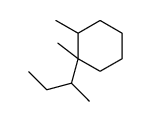 1-butan-2-yl-1,2-dimethylcyclohexane结构式