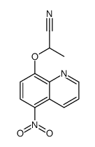 2-(5-nitroquinolin-8-yl)oxypropanenitrile Structure
