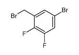 5-Bromo-1-(bromomethyl)-2,3-difluorobenzene Structure