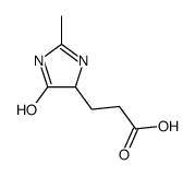 3-(2-methyl-5-oxo-1,4-dihydroimidazol-4-yl)propanoic acid结构式